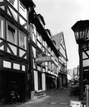 Fachwerkgebäude (Fachwerkwohnhaus); Alsfeld, Mainzer Gasse 23