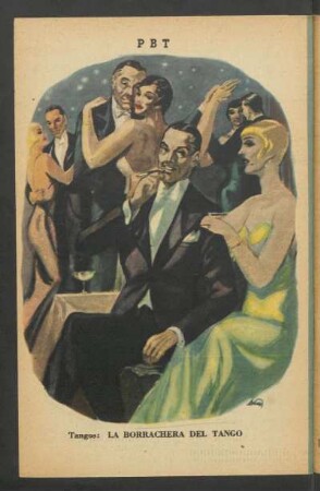 Tangos: La borrachera del tango - [Dibujo]
