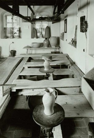 Töpferstube, Mus. Kohren-Sahlis, 1983