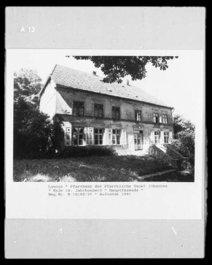 Ehemaliges Pfarrhaus