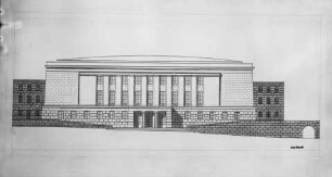 Außenansicht der Deutschen Botschaft in Washington