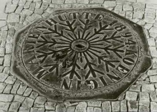 Döbeln, Deckel Kanalisationsschacht, 1894