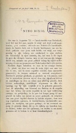 Nino Biseio : [Kopftitel.]
