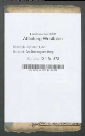 Domänenkassenextrakte von der Rentei Liesborn