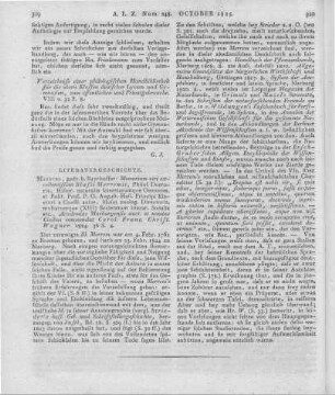 Friedemann, F. T.: Verzeichnis einer philologischen Handbibliothek für die oberen Klassen deutscher Gymnasien und Lyceen zum öffentlichen und Privatgebrauch. Braunschweig: Lucius 1825