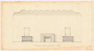 Schloss Posen, Posen Umbau: Arbeitszimmer des »Führers« 1.OG 1:20