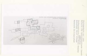Galerie für Synchronoptische Kunstgeschichte, Berlin-Mitte (Diplomarbeit bei Willy Kreuer): Grundriss Kellergeschoss 1:200