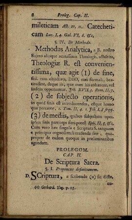 Cap. II. De Scriptura Sacra.