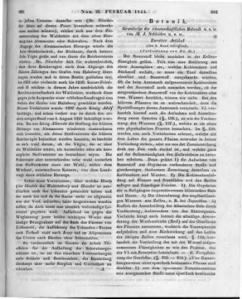 Schleiden, M. J.: Grundzüge der wissenschaftlichen Botanik. T. 2. Leipzig: Engelmann 1843 (Fortsetzung von Nr. 32)