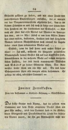 Zweiter Zettelkasten