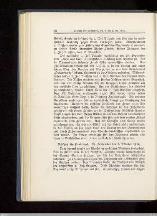 Rückzug bis Prsherosl