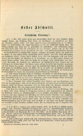 Erster Abschnitt. Geschichtliche Einleitung