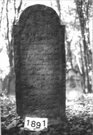 Grabstein 1891