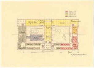 Döllgast, Hans; München; Bayerische Staatsbibliothek - Grundriss EG