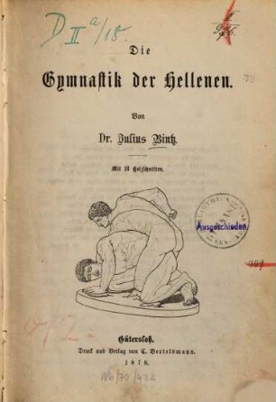 Die Gymnastik der Hellenen