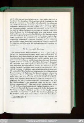 Die Sowjetrepublik Turkestan