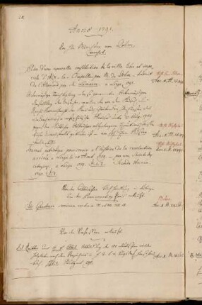 Von Hhn Ministre von Dohm. verehrt. - Von der Cottaischen Buchhandlung in Tübingen um den Praenumerations Preis erkauft. - Von den Verfassern [Johann Daniel Reitter] [Gottlieb Friedrich Abel] erkauft.