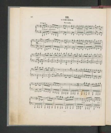 III. Scherzo.