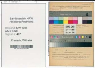 Entnazifizierung Wilhelm Frensch , geb. 14.09.1900 (Bueroarbeiter)