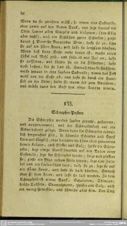 Ragouts und Pasteten (Nr. 133-157)