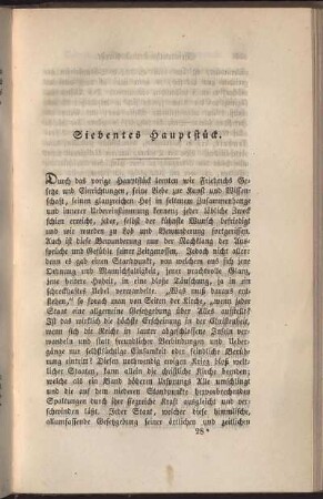Siebentes Hauptstück. [Die Bettelmönche]