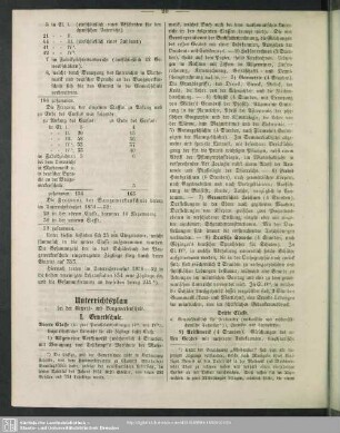 Unterrichtsplan