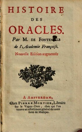 Histoire des oracles