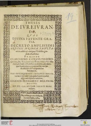 Theses De Ivreivrando