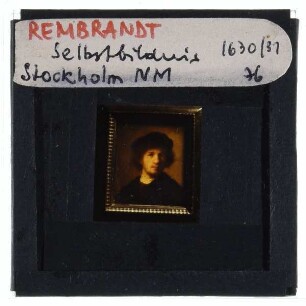 Rembrandt, Selbstbildnis (Stockholm NM 5324)