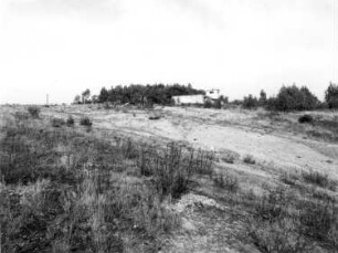 Ehemaliger Truppenübungplatz Königsbrück. Sella. Panzerübungshügel mit Bunker