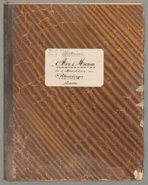 Ave Maria [F-Dur] - BSB Mus.ms. Mk 724-1