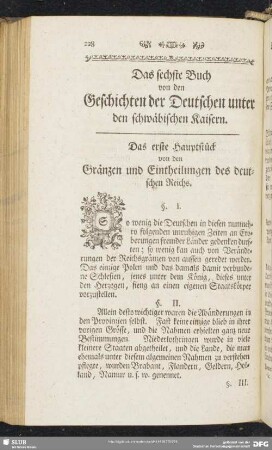 Das sechste Buch von den Geschichten der Deutschen unter den schwäbischen Kaisern