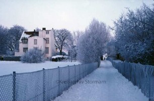 Kurpark: Weg zur Salinenstraße im Winter