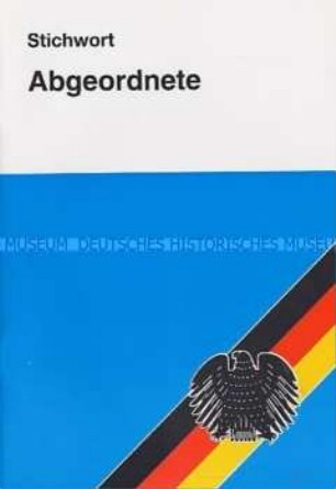Informationsschrift des Bundestages über das parlamentarische System