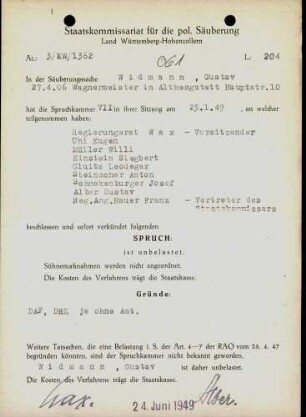 Widmann, Gustav