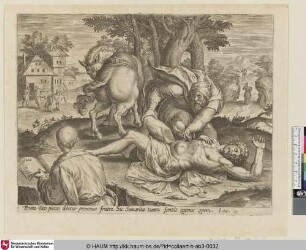 [The Parable of the Good Samaritan; Das Gleichnis vom guten Samariter]