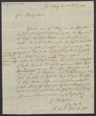 Brief an Jacob Grimm : 23.03.1811