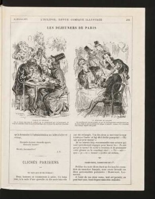 Les déjeuners de Paris