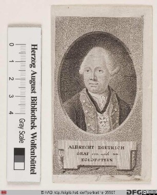 Bildnis Albrecht Dietrich Gottfried Egloffstein (1786 Graf) von und zu