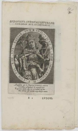 Bildnis des Lvdovicvs IV., römisch-deutscher Kaiser