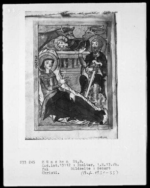 Psalter — Christi Geburt