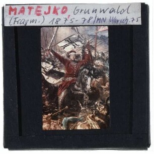 Matejko, Schlacht bei Grunwald : Detail, der litauische Großfürst Vytautas