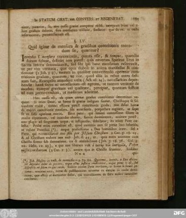§. LV. Quid igitur de mensura & gradibus contritionis tenendum sit, quaeritur?