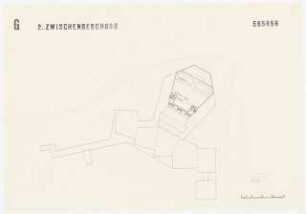 Stadthalle, Göttingen: Grundriss 2. Zwischengeschoss 1:500