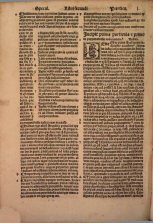 Gvlielmi Dvranti I. V. Docto. eximij Specu. Pars ... : cum Io. and. & Bal. quoru[n]da[m]q[ue] Modernorum Additionibus. Summarijs cuilibet. §. numeratim superadditis. Repertorio item generali separtim collecto ..., 2