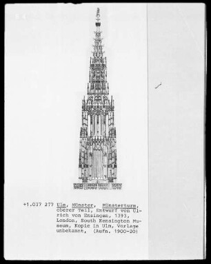 Ulm, Münsterturm, oberer Teil