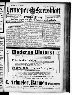 Lenneper Kreisblatt. 1830-1941