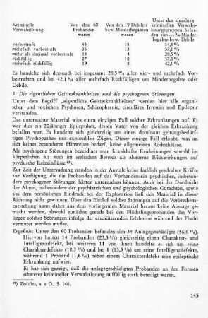 3. Die eigentlichen Geisteskrankheiten und die psychogenen Störungen
