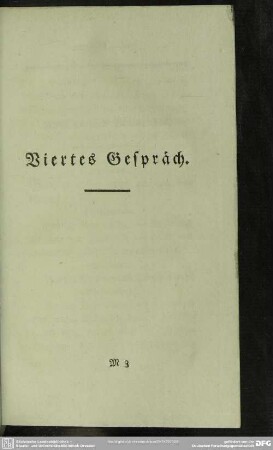 Viertes Gespräch