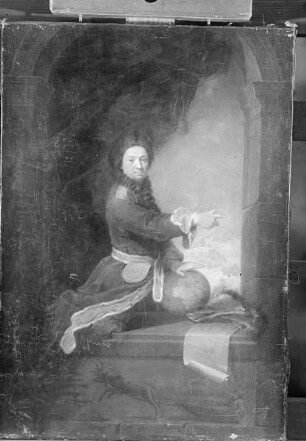 Bildnis des Pierre Louis Moreau de Maupertuis, Präsident der Akademie